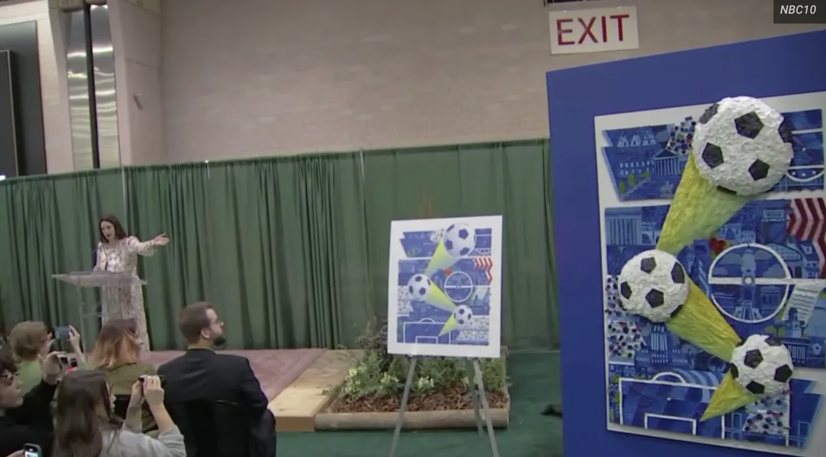 FIFA世界杯费城主办城市海报首发,花展独家揭晓